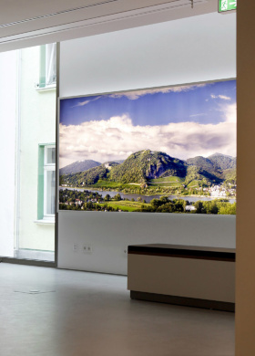 Im Foyer der Dauerausstellung