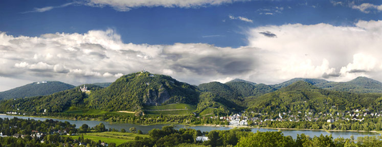 Blick auf das Siebengebirge
